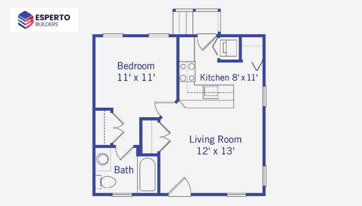 Small Los Altos Hills ADU Floor Plans